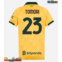 Camisa de Futebol AC Milan Fikayo Tomori #23 Equipamento Alternativo Mulheres 2025-26 Manga Curta